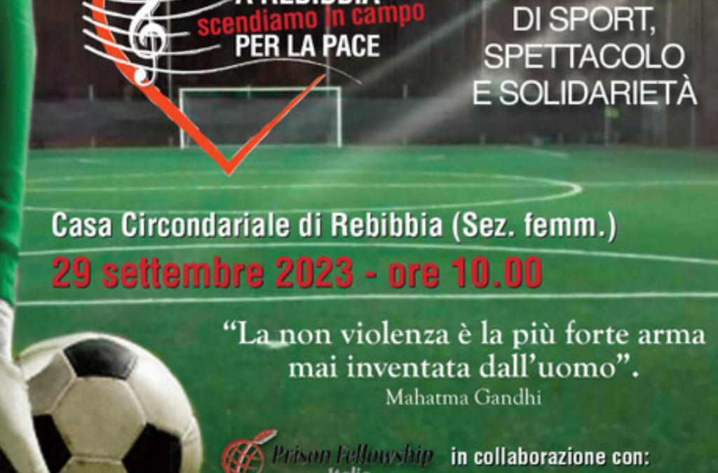 A Rebibbia scendiamo in campo per la pace