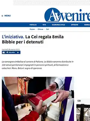 avvenire-stampa-viaggioprigioniero avvenire stampa viaggioprigioniero il viaggio del prigioniero - prison fellowship italia