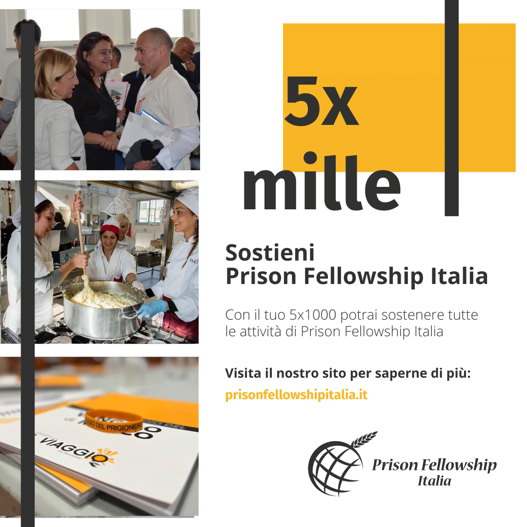 Comunicazione ai Sostenitori e ai Visitatori del Sito Web di Prison Fellowship Italia
